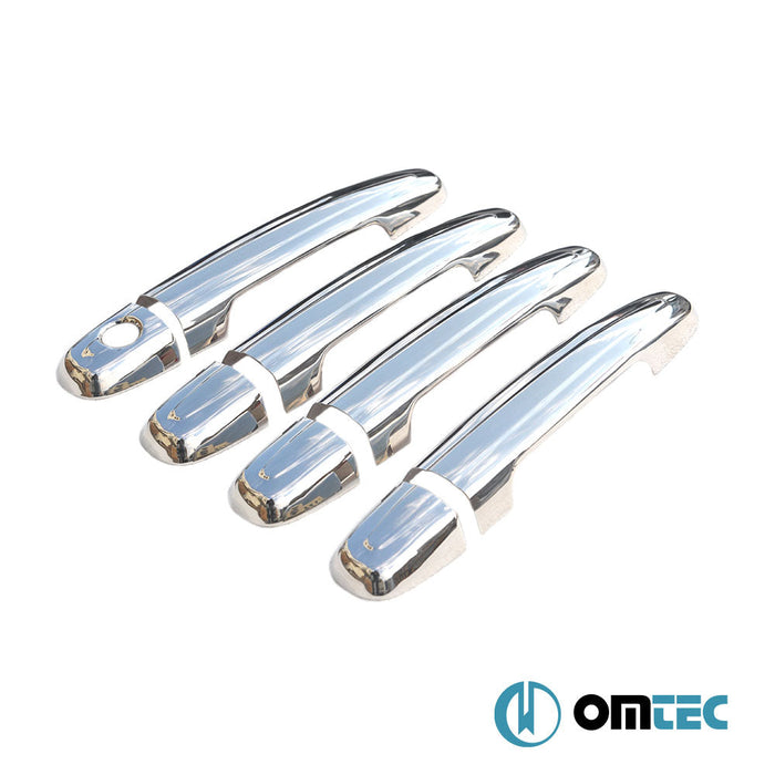 Kapı Kolu 4 Kapı 8 Prç. (H2) Paslanmaz Çelik (Parlak) - Toyota Corolla - SD E120 - (2000 - 2006)