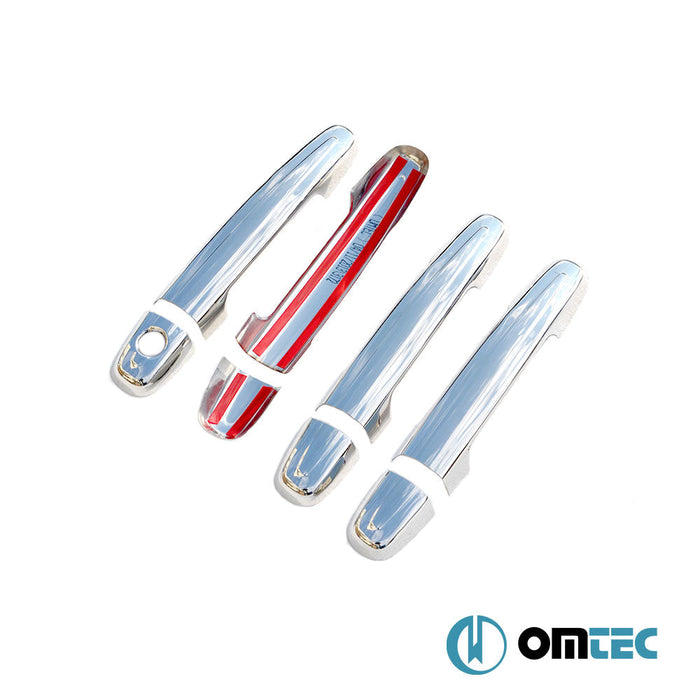 Kapı Kolu 4 Kapı 8 Prç. (H2) Paslanmaz Çelik (Parlak) - Pontiac Vibe - HB 5D I - (2003 - 2008)