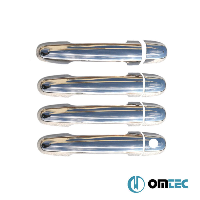 Kapı Kolu 4 Kapı 8 Prç. (H2) Paslanmaz Çelik (Parlak) - Toyota Camry - SD XV30 - (2002 - 2006)