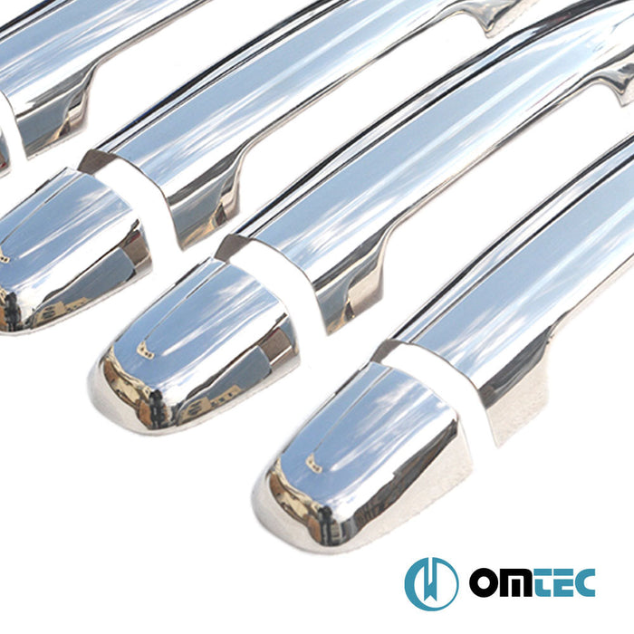 Kapı Kolu 4 Kapı 8 Prç. (H2) Paslanmaz Çelik (Parlak) - Toyota Camry - SD XV30 - (2002 - 2006)