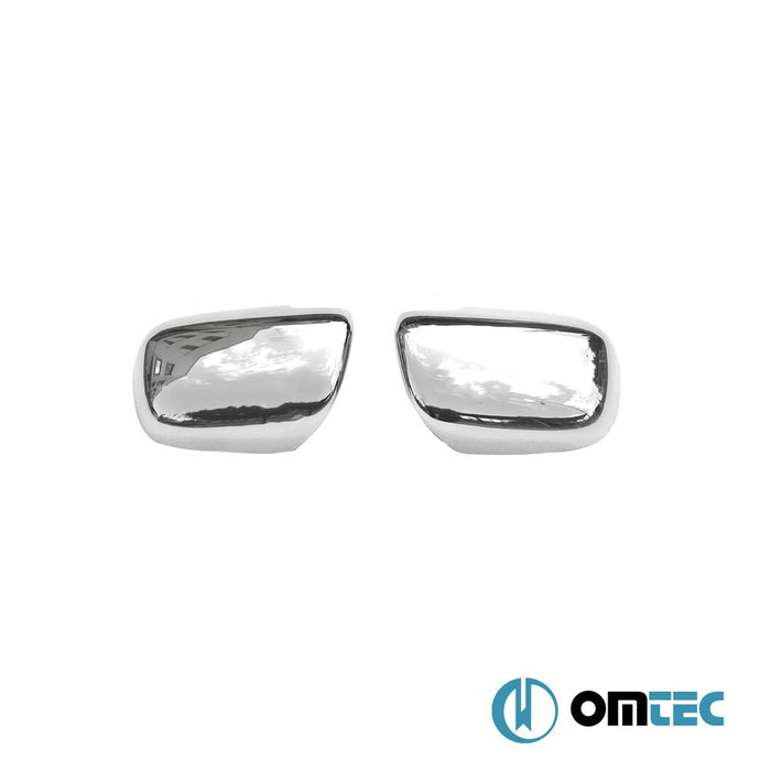 Ayna Kapağı 2 Prç. Paslanmaz Çelik (Parlak) - Toyota Hilux - PK AN10 PRE - FL/FL - (2005 - 2011)