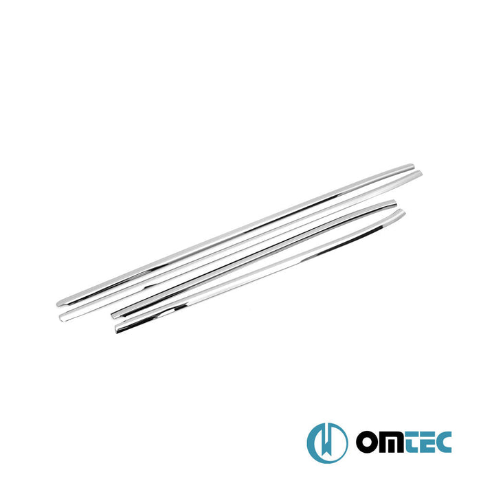 Cam Çıtası 4 Prç. Paslanmaz Çelik (Parlak) - Toyota Hilux - PK AN10 - (2005 - 2015)