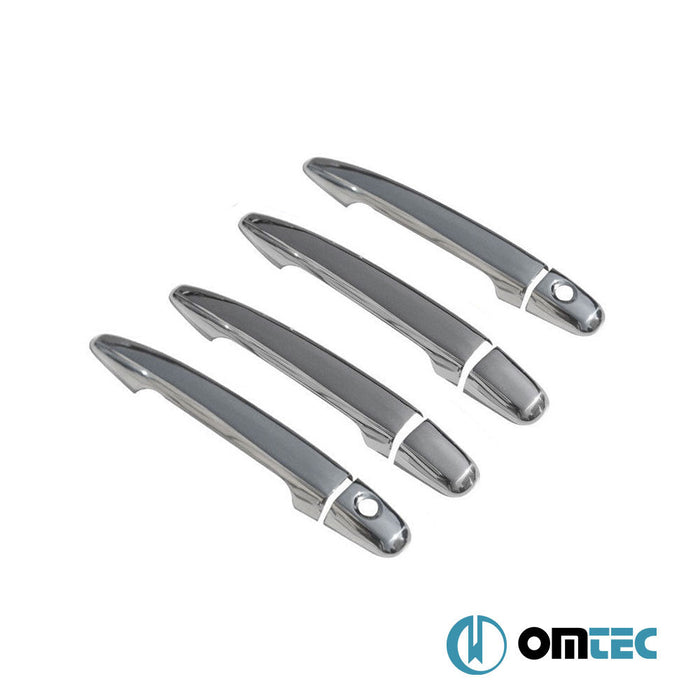 Kapı Kolu 4 Kapı 8 Prç. (H2) Paslanmaz Çelik (Parlak) - Lexus Rx 350 - SUV XU30 - (2004 - 2008)