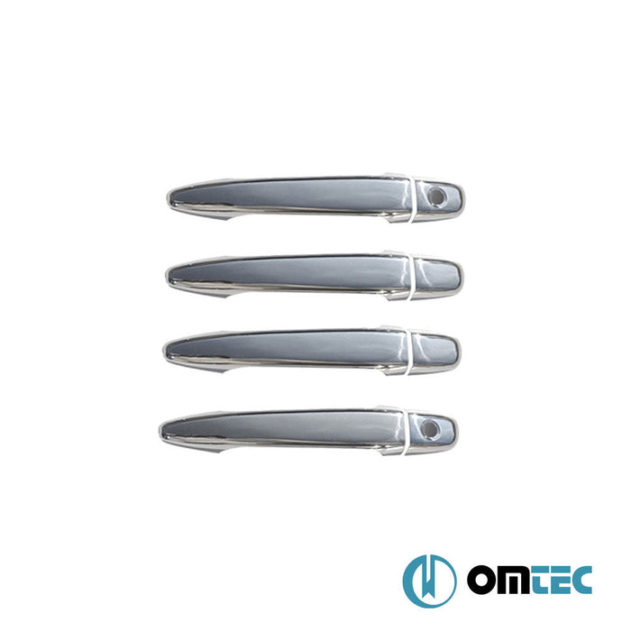 Kapı Kolu 4 Kapı 8 Prç. (H2) Paslanmaz Çelik (Parlak) - Toyota Camry - SD XV40 - (2006 - 2013)