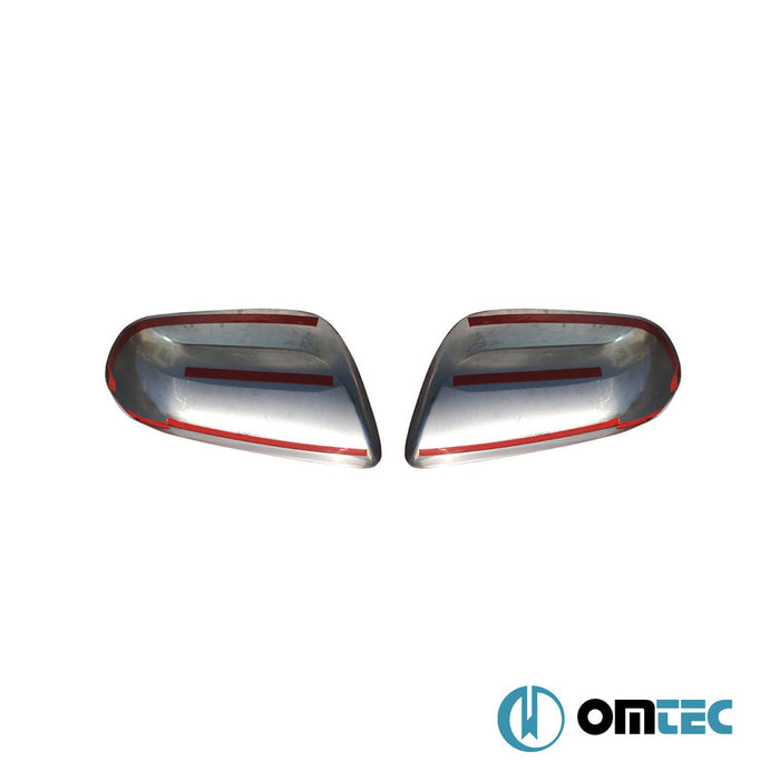 Ayna Kapağı 2 Prç. Paslanmaz Çelik (Parlak) - Toyota Camry - SD XV40 - (2006 - 2013)