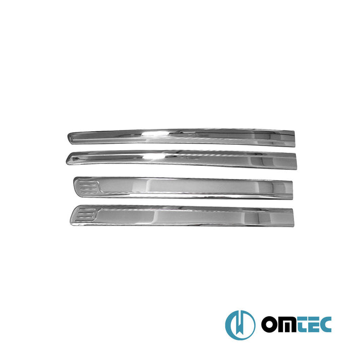 Yan Kapı Çıtası 4 Prç. Paslanmaz Çelik (Parlak) - Toyota Hilux - PK AN120 - (2015 - )