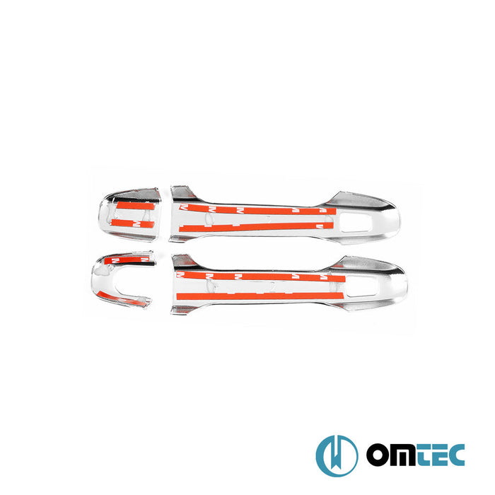 Kapı Kolu 4 Kapı 6 Prç. (H1) Paslanmaz Çelik (Parlak) - Toyota C - Hr - SUV AX10 - (2016 - 2023)