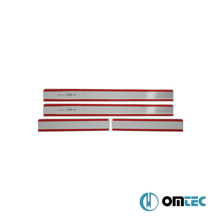 Norm Kapı Eşiği 4 Prç. Paslanmaz Çelik (Parlak) - Toyota Corolla - SD E170 - (2013 - 2019)