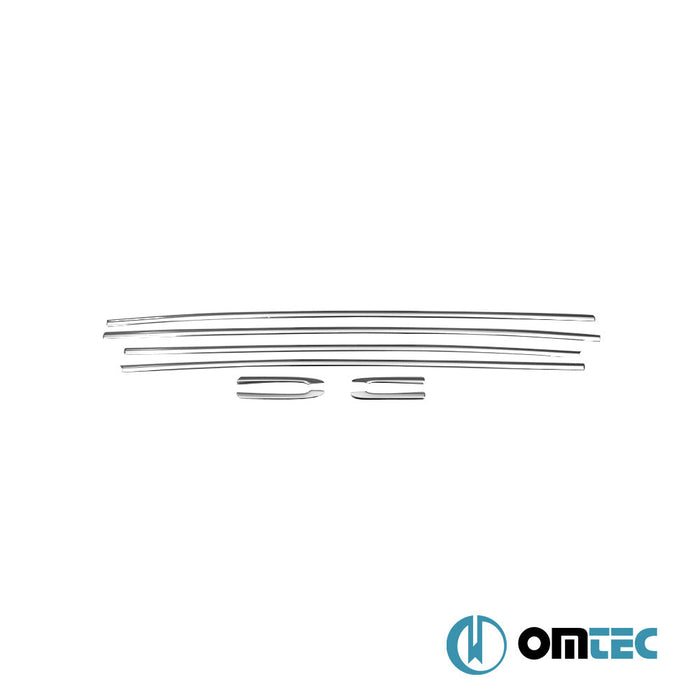 Cam Çıtası 8 Prç. Paslanmaz Çelik (Parlak) - Toyota Corolla - SD E210 - (2019 - )