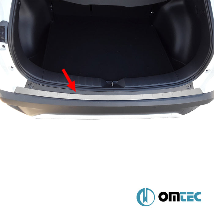 Arka Tampon Eşiği Paslanmaz Çelik (Taşlı) - Toyota Corolla Cross - SUV XG10 - (2020 - )