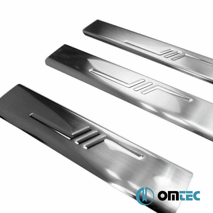 Line Kapı Eşiği 4 Prç. Paslanmaz Çelik (Parlak) - Volkswagen Bora - SW 1J - (1999 - 2006)