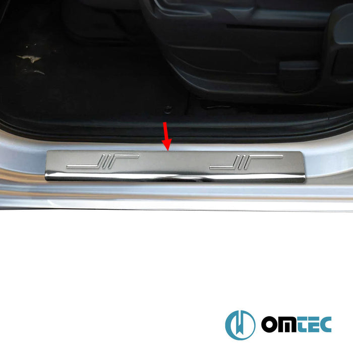 Line Kapı Eşiği 4 Prç. Paslanmaz Çelik (Parlak) - Volkswagen Bora - SD 1J - (1999 - 2006)