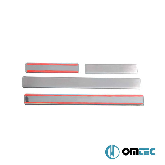 Line Kapı Eşiği 4 Prç. Paslanmaz Çelik (Parlak) - Volkswagen Golf - SW Mk4 - (1998 - 2003)