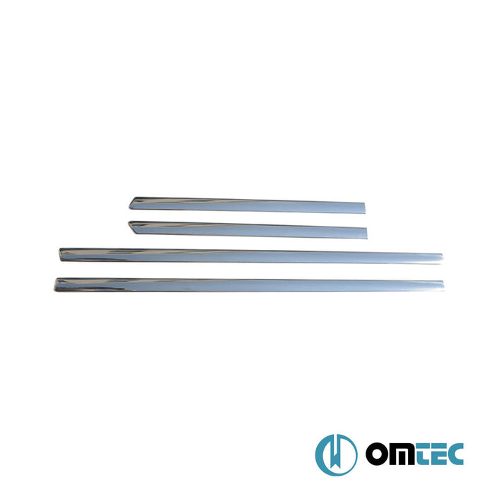 Yan Kapı Çıtası 4 Prç. Paslanmaz Çelik (Parlak) - Volkswagen Bora - SD 1J - (1999 - 2006)