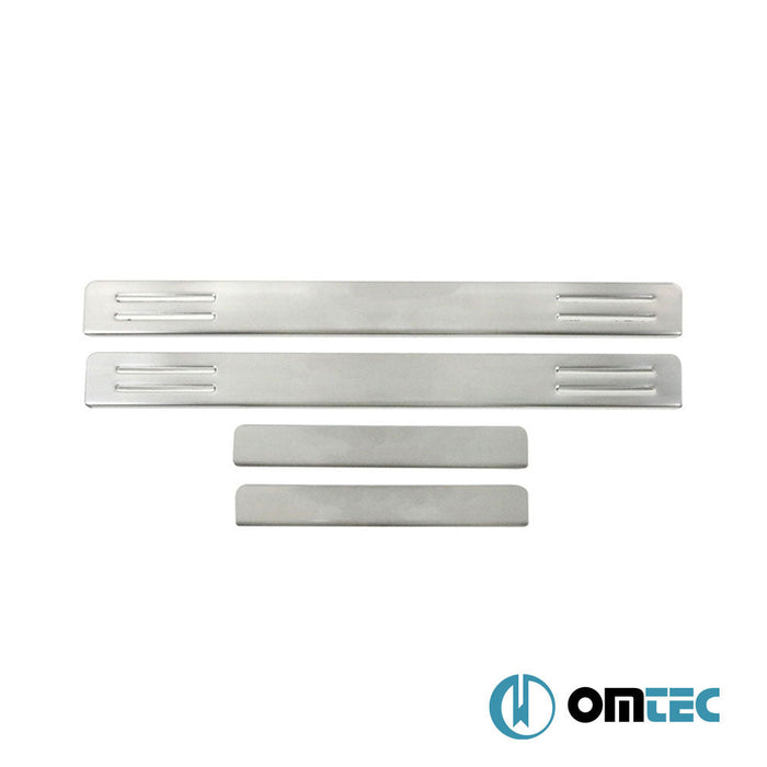 Line Kapı Eşiği 4 Prç. Paslanmaz Çelik (Parlak) - Volkswagen Golf - SW Mk5 - (2003 - 2009)