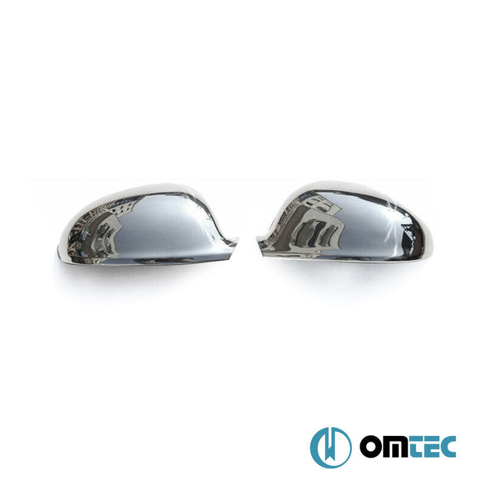 Ayna Kapağı 2 Prç. Paslanmaz Çelik (Parlak) - Volkswagen Golf - HB 5D Mk5 - (2003 - 2009)