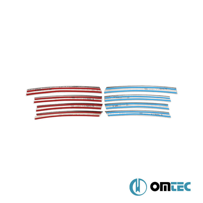 Ön Panjur 8 Prç. P.Çelik (Parlak) - Volkswagen Passat - SD 3BG(B5,5) - (2000 - 2004)