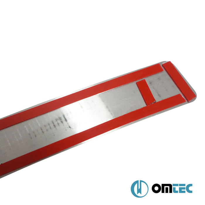 Karbon Folyolu Arka Tampon Eşiği Paslanmaz Çelik - Hyundai Santa Fe - SUV CM FL - (2010 - 2012)