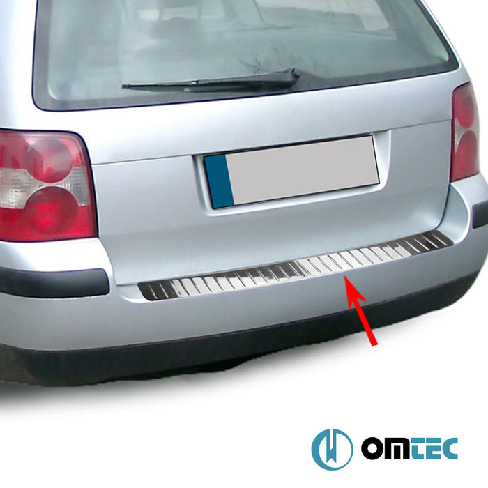 Arka Tampon Eşiği Paslanmaz Çelik (Parlak) - Fiat Sedici - SUV I - (2005 - 2014)