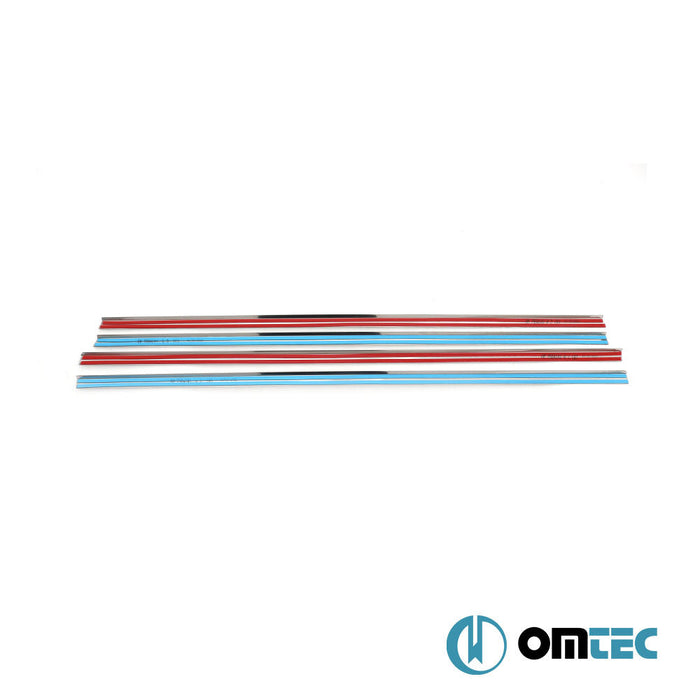 Cam Çıtası 4 Prç. Paslanmaz Çelik (Parlak) - Volkswagen Passat - SD 3BG(B5,5) - (2000 - 2004)