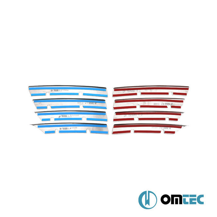 Ön Panjur 8 Prç. P.Çelik (Parlak) - Volkswagen Passat - SD 3C(B6) - (2005 - 2010)