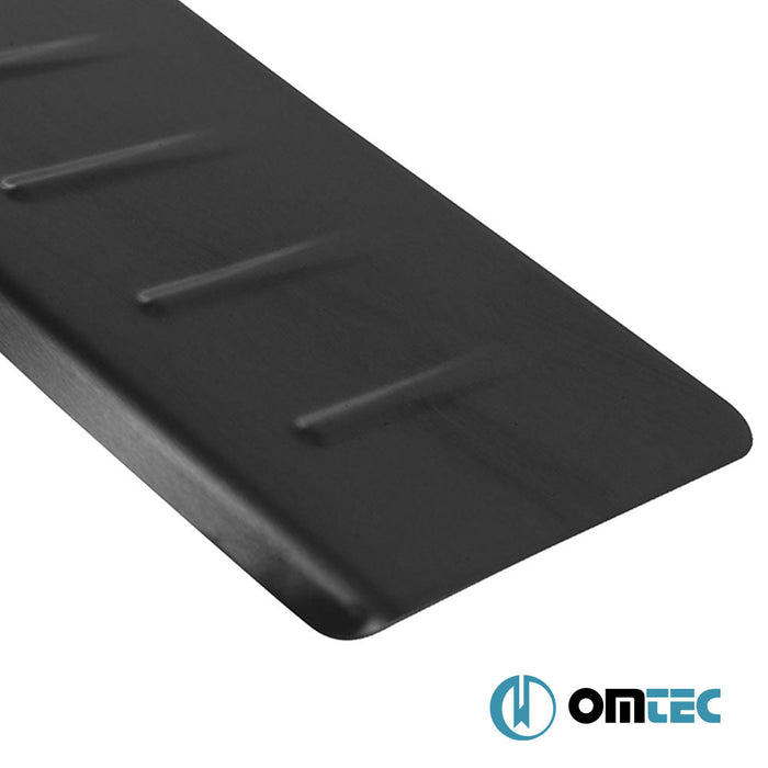 Arka Tampon Eşiği Paslanmaz Çelik (Siyah - Taşlı) - Volkswagen Passat - SW 3C(B6) - (2005 - 2010)