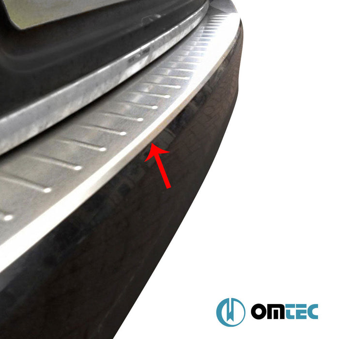 Arka Tampon Eşiği Paslanmaz Çelik (Taşlı) - Volkswagen Passat - SW 3C(B6) - (2005 - 2010)