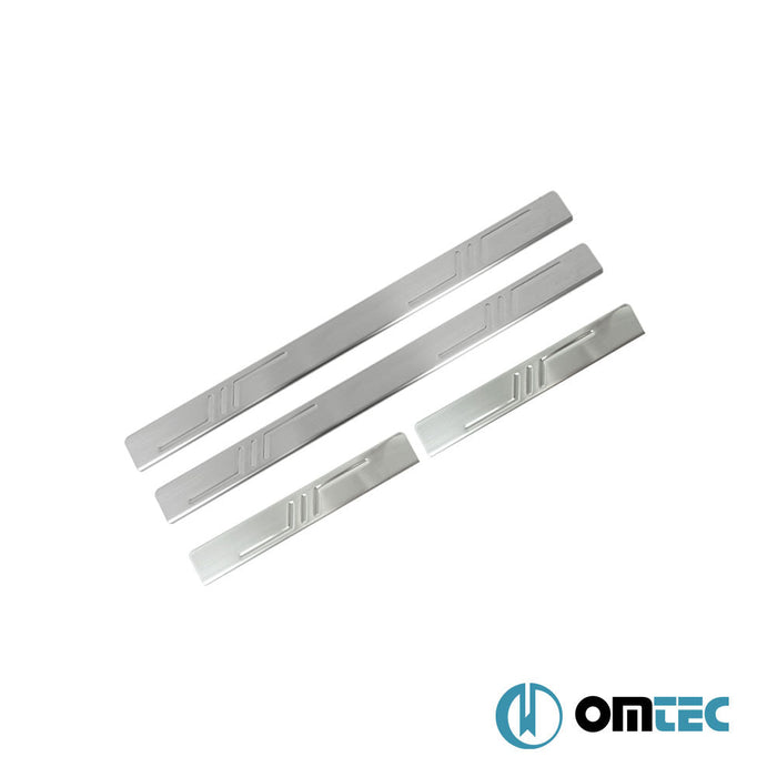 Norm Kapı Eşiği 4 Prç. Paslanmaz Çelik (Parlak) - Volkswagen Jetta - SD 1K5 - (2005 - 2011)