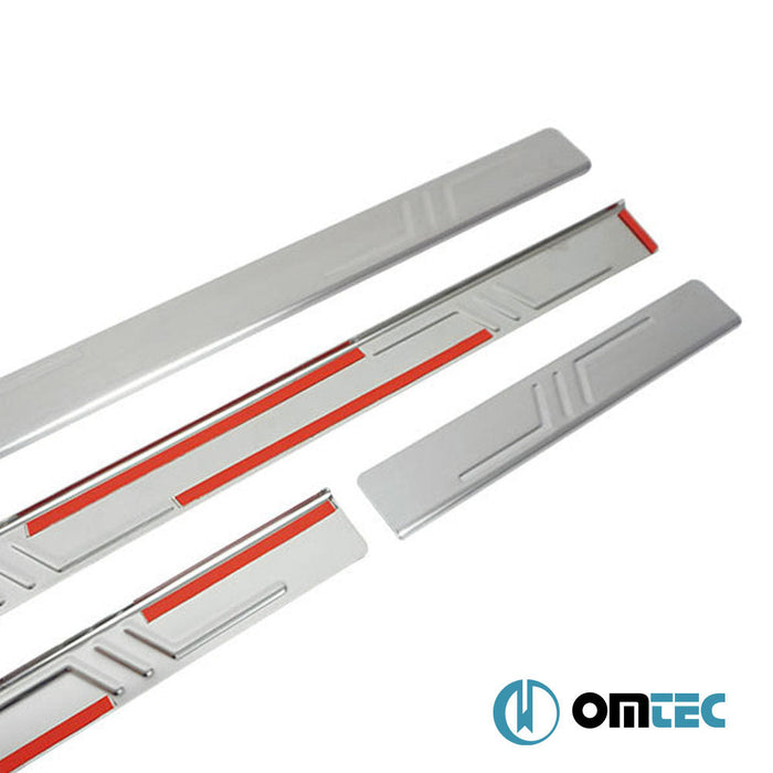 Norm Kapı Eşiği 4 Prç. Paslanmaz Çelik (Parlak) - Volkswagen Jetta - SD 1K5 - (2005 - 2011)