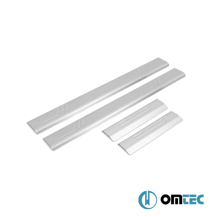 Kapı Eşiği 2 Prç. Paslanmaz Çelik (Parlak) (Exclusive) - Volkswagen Golf - SW Mk5 - (2003 - 2009)