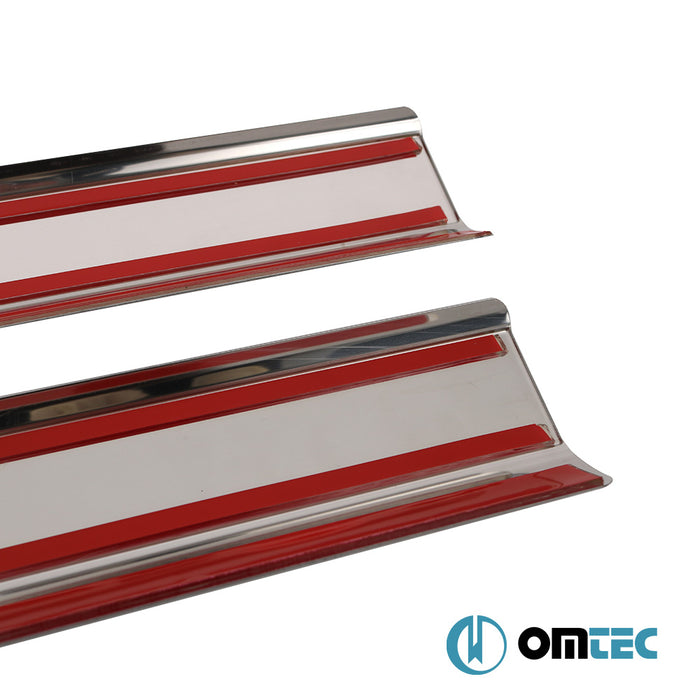 Line İç Kapı Eşiği 2 Prç. Paslanmaz Çelik (Parlak) - Volkswagen Jetta - SD 1K5 - (2005 - 2011)