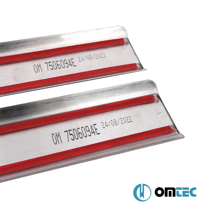 İç Kapı Eşiği (Edition) 2 Prç. Paslanmaz Çelik (Parlak) - Volkswagen Jetta - SD 1K5 - (2005 - 2011)