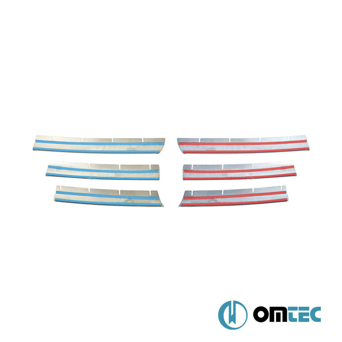 Ön Panjur 6 Prç. P.Çelik (Parlak) - Volkswagen Caddy Maxi Life - MVN 2K - (2007 - 2015)