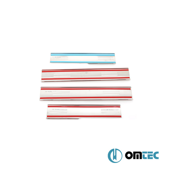 Exclusive İç Kapı Eşiği 4 Prç. Paslanmaz Çelik - Volkswagen Touran - MPV 1T PRE - FL VE 1. MAKYAJ - (2003 - 2010)