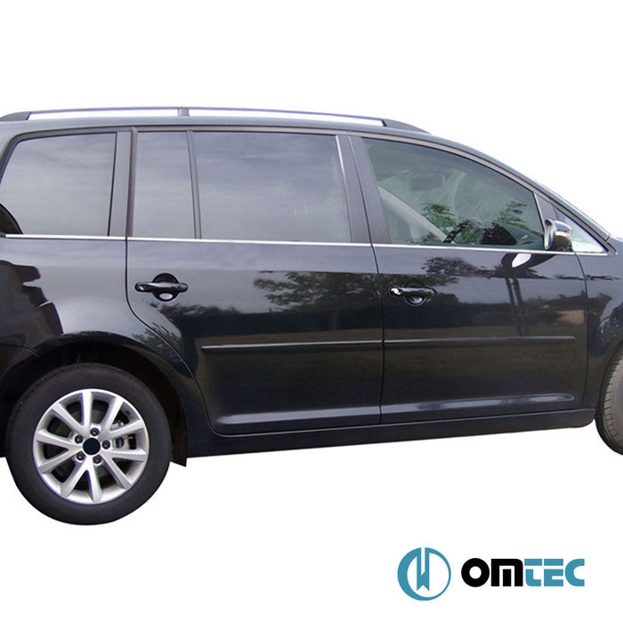 Cam Çıtası 8 Prç. Paslanmaz Çelik (Parlak) - Volkswagen Touran - MPV 1T PRE - FL/FL - (2003 - 2010)