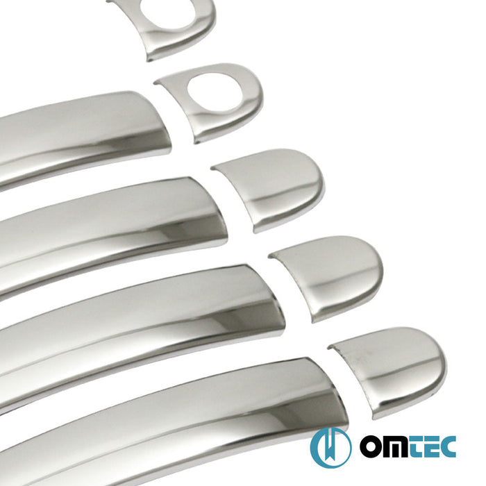 Kapı Kolu 4 Kapı 9 Prç. (H1) Paslanmaz Çelik (Parlak) - Seat Toledo - SD KG - (2012 - 2018)