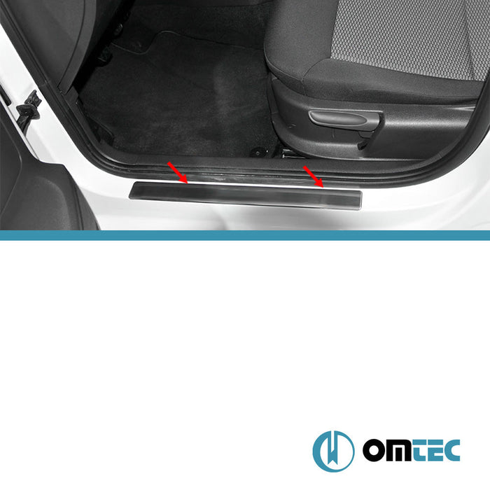 Line Kapı Eşiği 4 Prç. Paslanmaz Çelik (Parlak) - Volkswagen Polo - HB 5D 6R - (2009 - 2017)