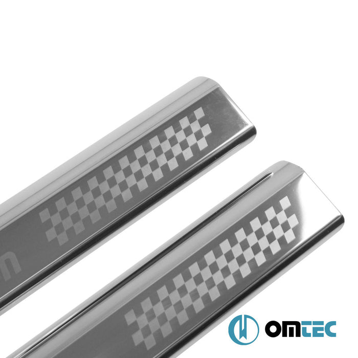 Kapı Eşiği 2 Prç. Paslanmaz Çelik (Parlak) (Fan Edition) - Volkswagen Polo - HB 5D 6R - (2009 - 2017)