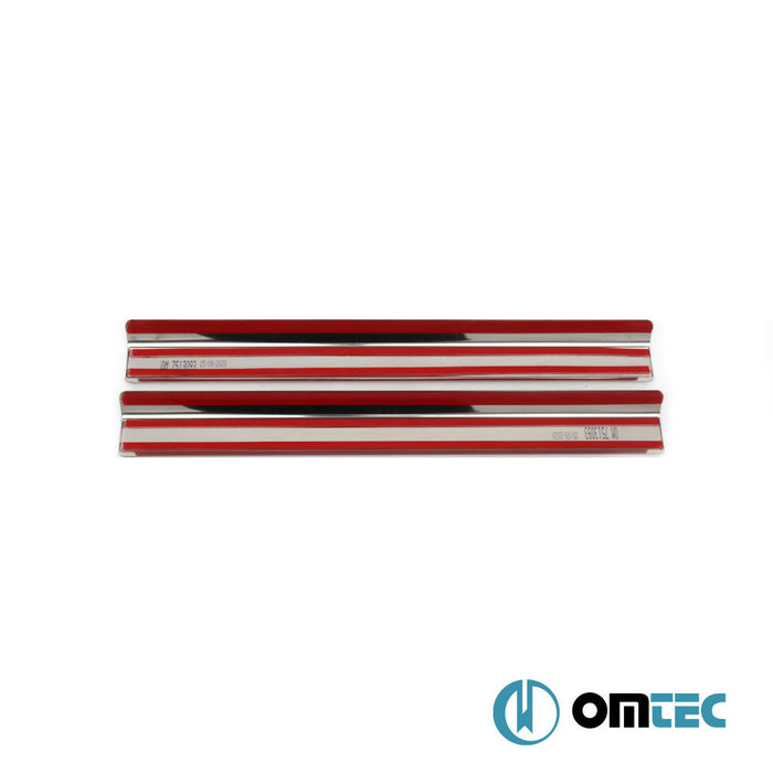 Kapı Eşiği 2 Prç. Paslanmaz Çelik (Parlak) (Pulse) - Volkswagen Polo - HB 5D 6R - (2009 - 2017)