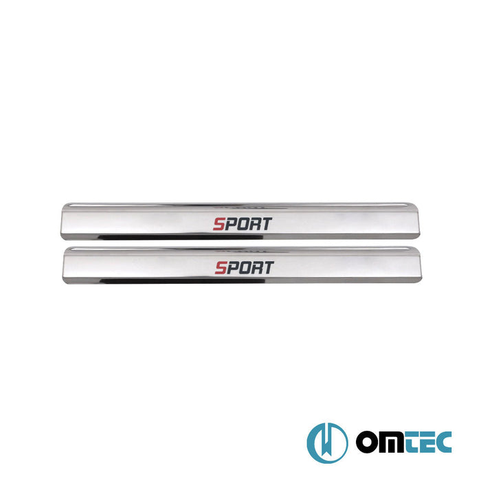 İç Kapı Eşiği (Sport) 2 Prç. Paslanmaz Çelik (Parlak) - Volkswagen Polo - HB 5D 6R - (2009 - 2017)