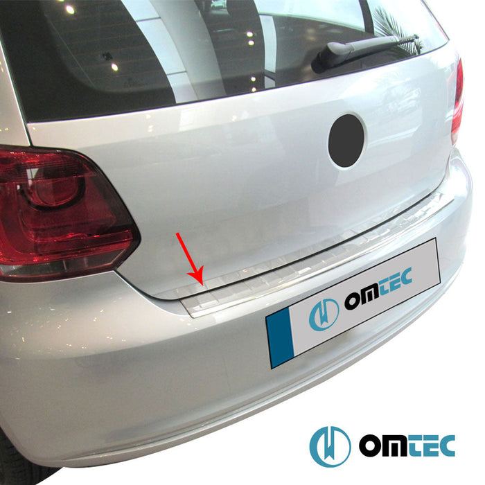 Arka Tampon Eşiği Paslanmaz Çelik (Parlak) - Volkswagen Polo - HB 5D 6R - (2009 - 2017)