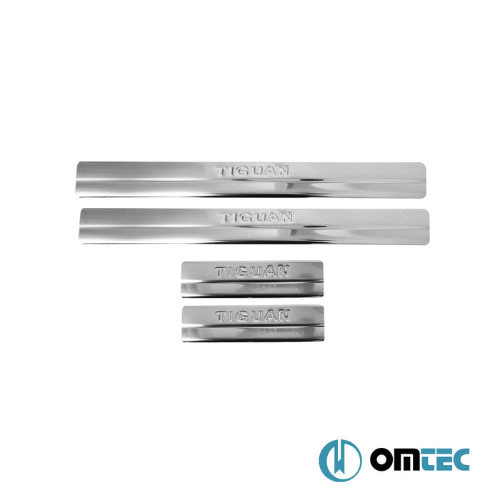 Line Kapı Eşiği 4 Prç. Paslanmaz Çelik (Parlak) - Volkswagen Tiguan - SUV 5N - (2007 - 2016)