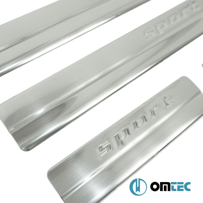 Sport Kapı Eşiği 4 Prç. Paslanmaz Çelik (Parlak) - Volkswagen Tiguan - SUV 5N - (2007 - 2016)