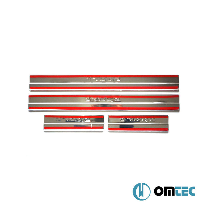 Sport Kapı Eşiği 4 Prç. Paslanmaz Çelik (Parlak) - Volkswagen Tiguan - SUV 5N - (2007 - 2016)