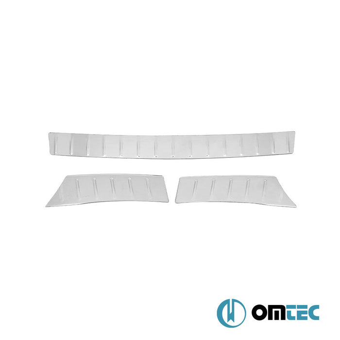 Arka Tampon Eşiği 3 Prç. Paslanmaz Çelik (Parlak) - Volkswagen Tiguan - SUV 5N - (2007 - 2016)