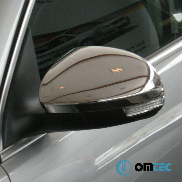 Ayna Kapağı 2 Prç. Paslanmaz Çelik (Parlak) - Skoda Yeti - SUV 5L - (2010 - 2017)