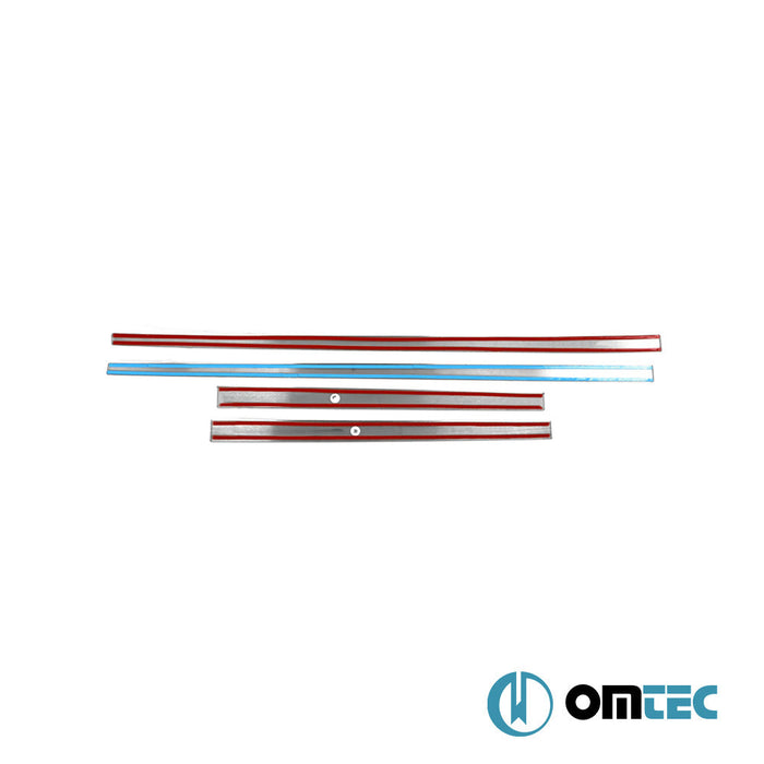 Yan Kapı Çıtası 4 Prç. Paslanmaz Çelik (Parlak) - Volkswagen Tiguan - SUV 5N - (2007 - 2016)