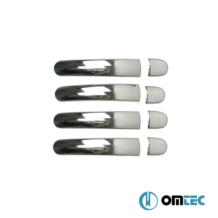 Kapı Kolu 4 Kapı 8 Prç. Paslanmaz Çelik (Parlak) (Sensörsüz) - Volkswagen Golf - HB 5D Mk7 - (2013 - 2019)