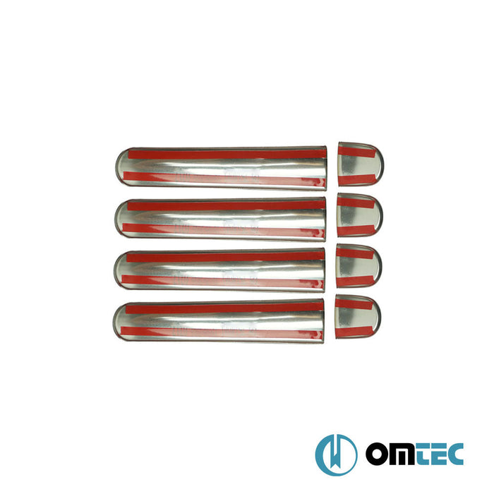 Kapı Kolu 4 Kapı 8 Prç. Paslanmaz Çelik (Parlak) (Sensörsüz) - Volkswagen Golf - SW Mk7 - (2013 - 2019)