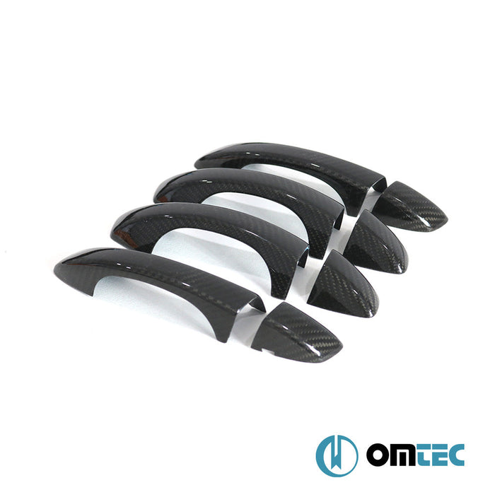 Kapı Kolu 4 Kapı 8 Prç.(Karbon) (Sensörsüz) - Seat Leon - SW 5F - (2012 - 2019)